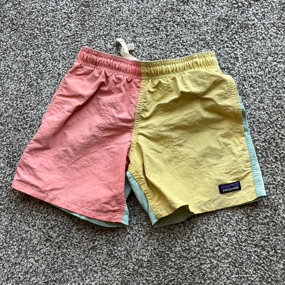 Patagonia boys swim suit, size XS